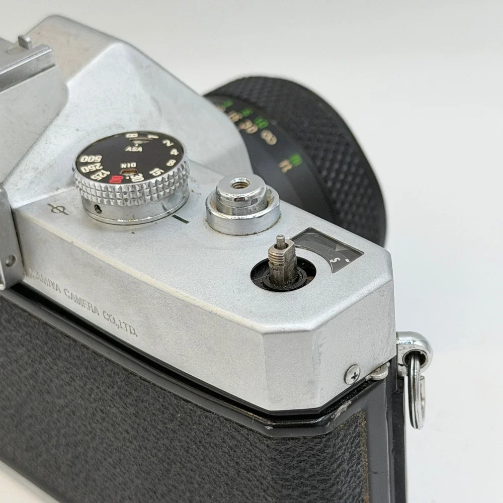 Mamiya Sekor DSX 500 35mm SLR Film Camera with Auto Mamiya-Sekor SX 50mm f2 Read